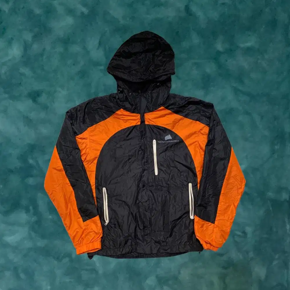 Jaket Gunung Mountainworks Explorer Waterproof, Mantel Outdoor - Hitam