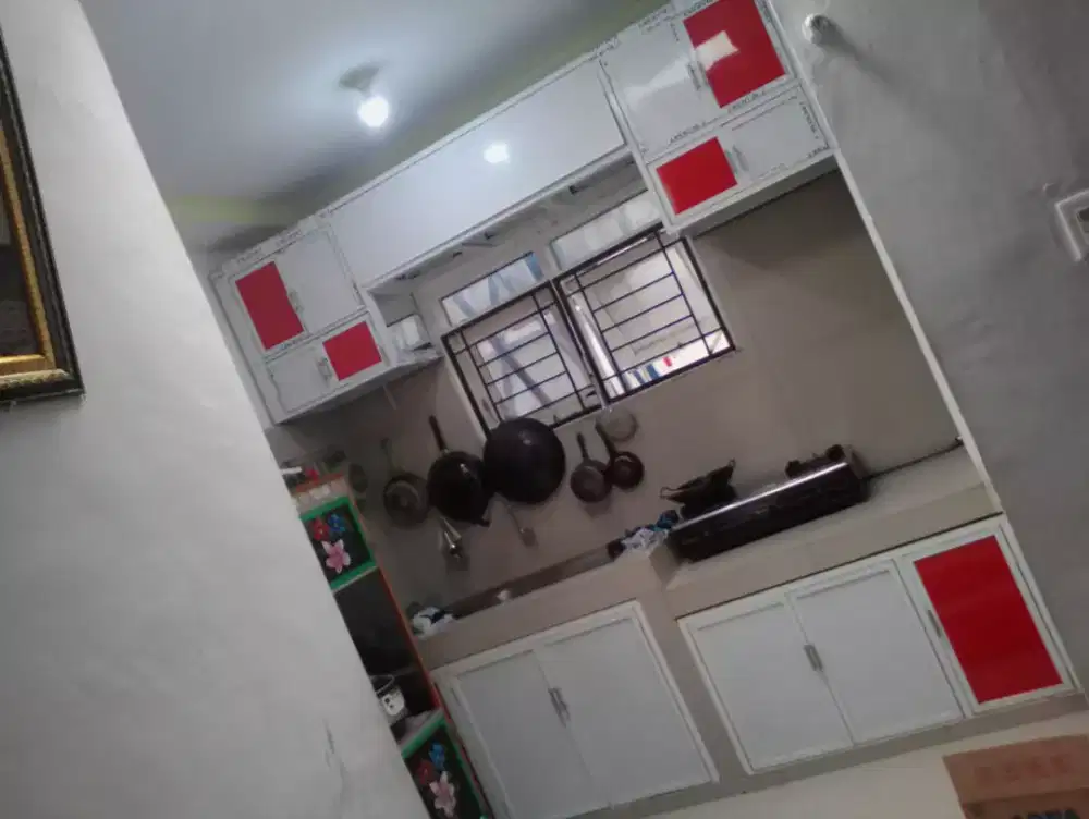 Kitchen set almunium dan railling tangga
