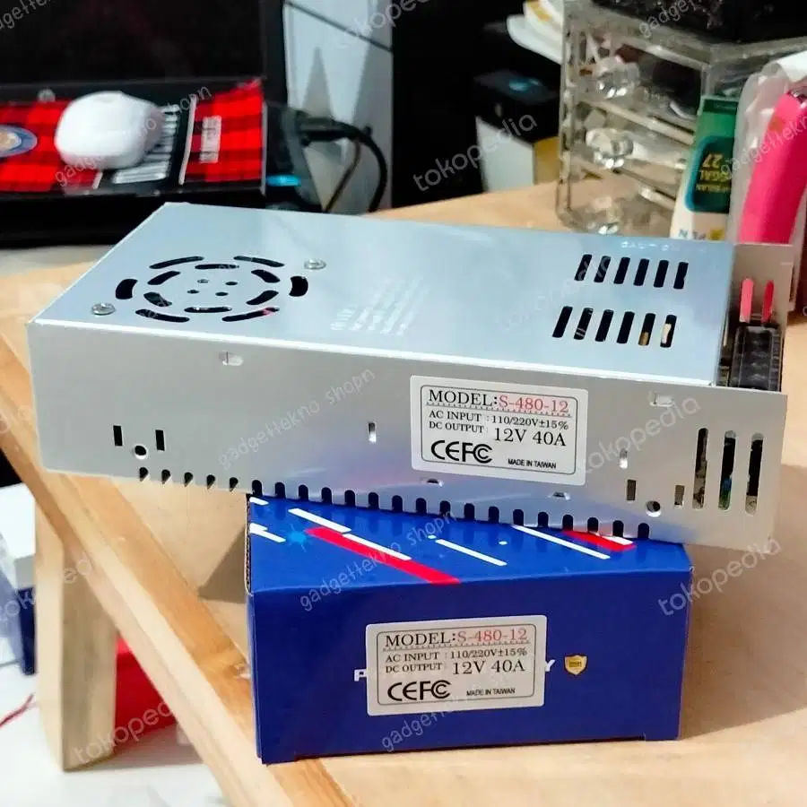 Power supply cctv murah 12v 40a karang tengah