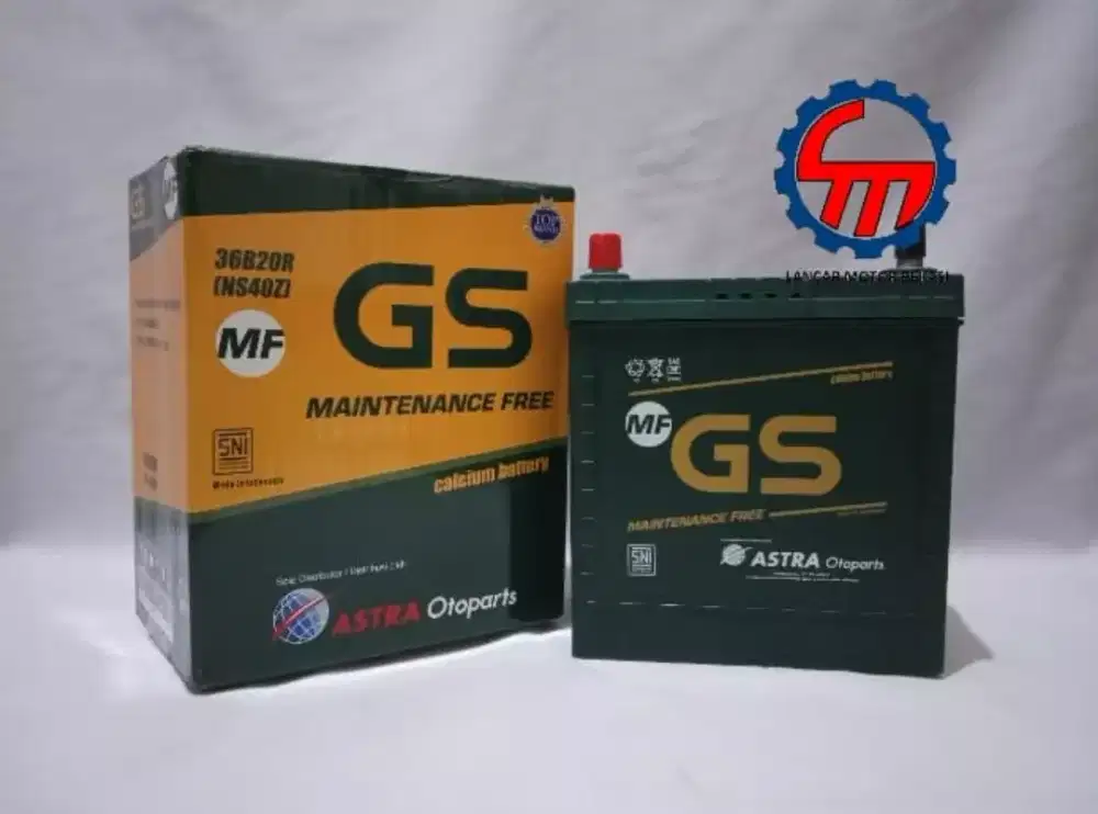 PROMO. delivery order accu/aki mobil GS ASTRA MF NS40ZL 12V 35AH.