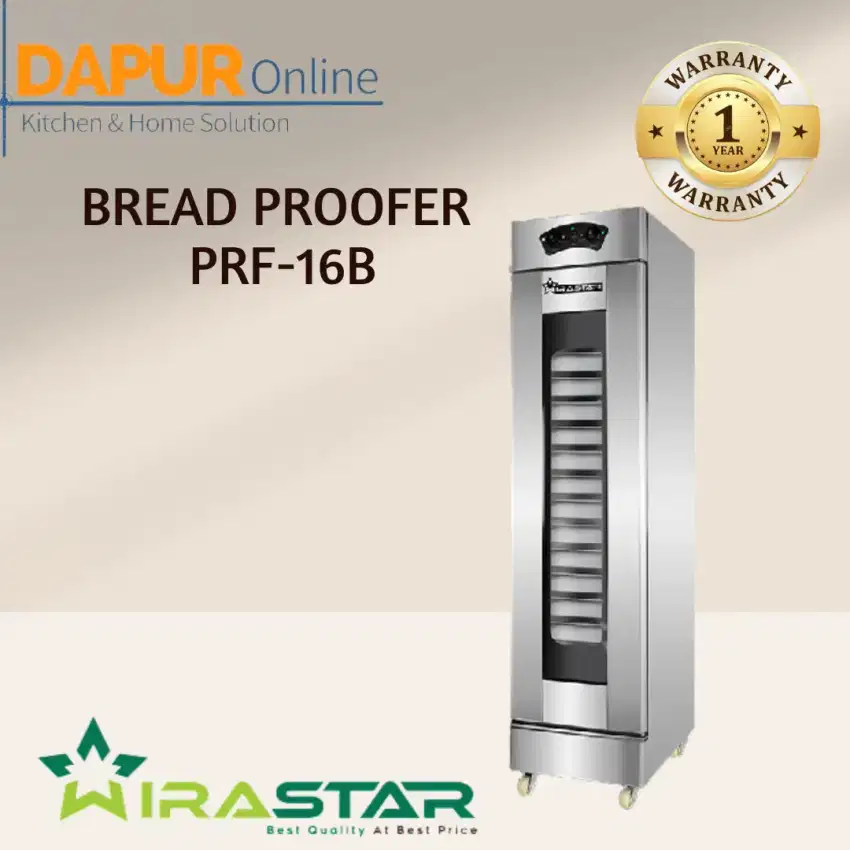 Proofer Bread Roti Wirastar Electric 16 Tray PRF-16B