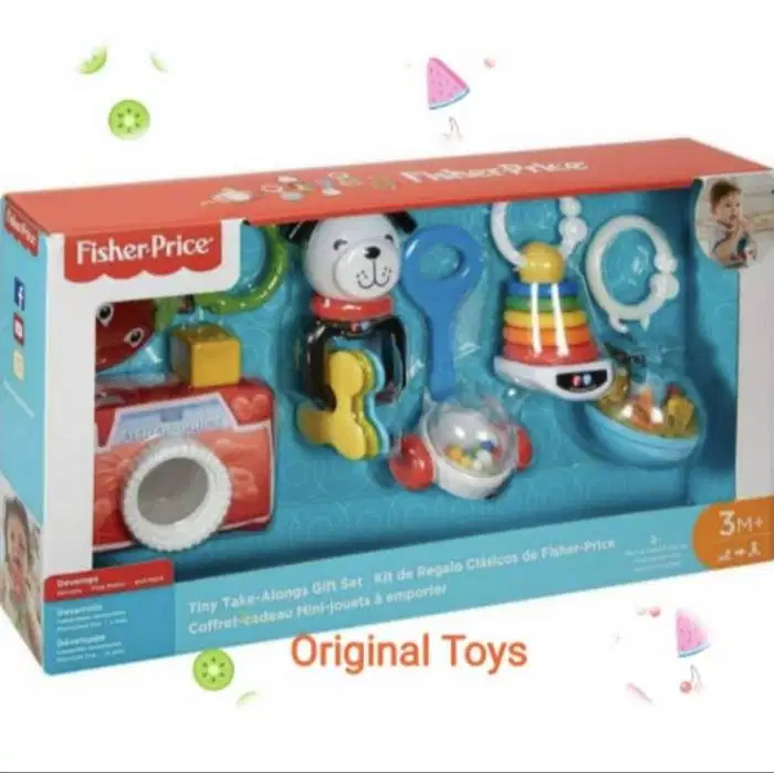 Fisher price tiny take alongs gift set