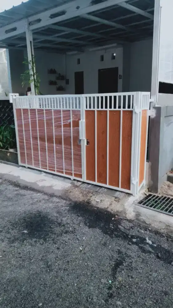 Pagar dorong/lipat/tikung/otomatis