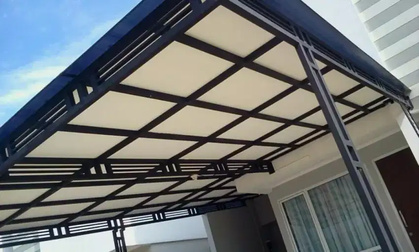 Kanopi minimalis, kanopi modern, kanopi mewah