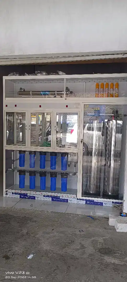 Mesin filter air isi ulang bio