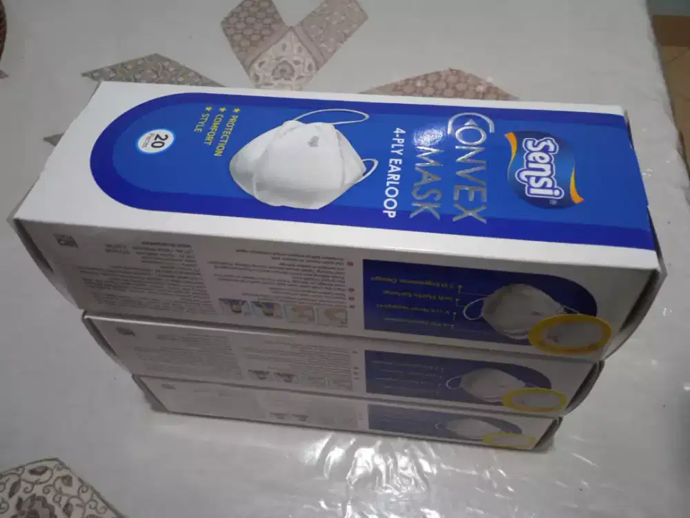Sensi convex mask masker premium 4 lapis