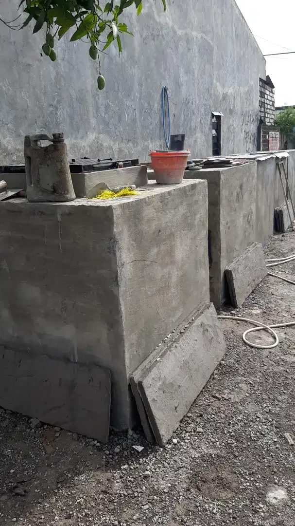 Tandon air saptictank ground tank beton cor