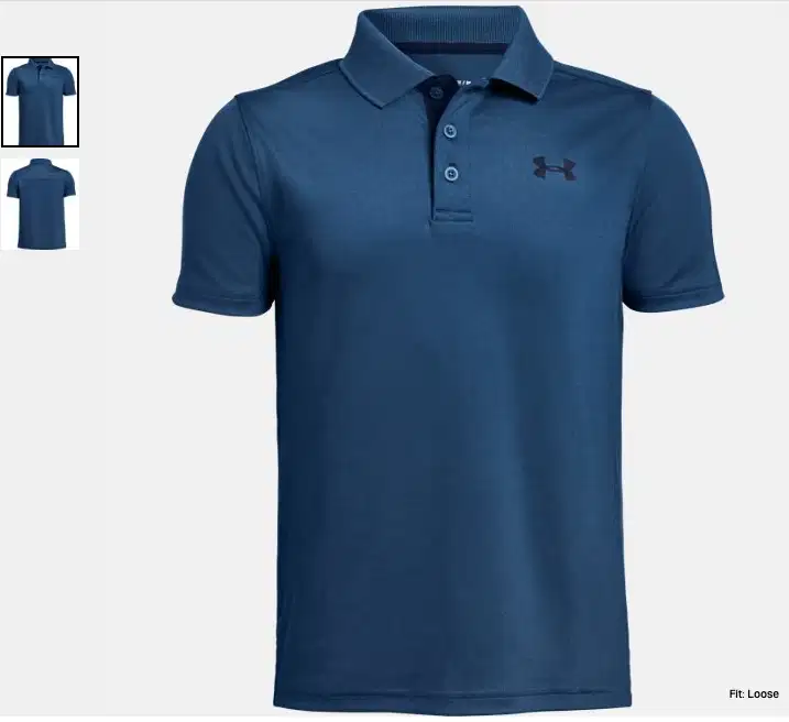 Boys' Under Amour Performance Polo (Baru)