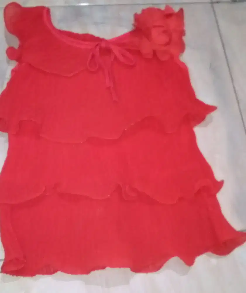 Baju atasan anak perempuan import umur 7-9 tahun