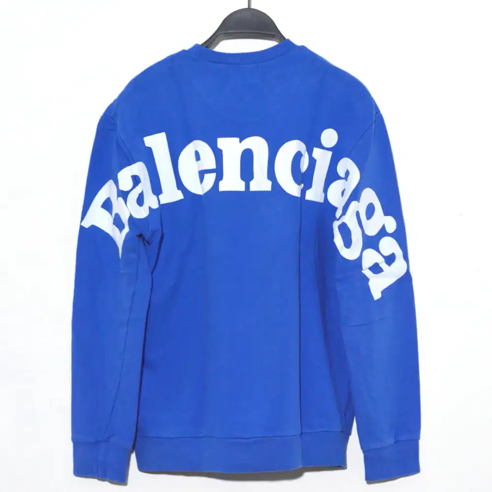 crewneck balenciaga big logo back print