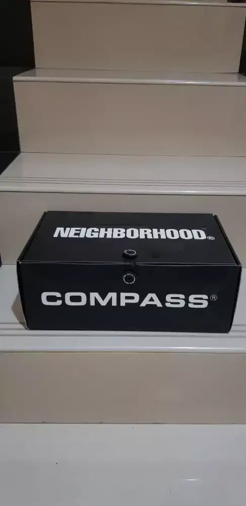 Sepatu Compass x Neighborhood Velocity Grey Original