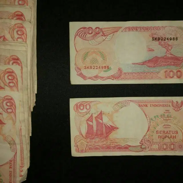 Uang lama Rp. 100 cetakan thn 92