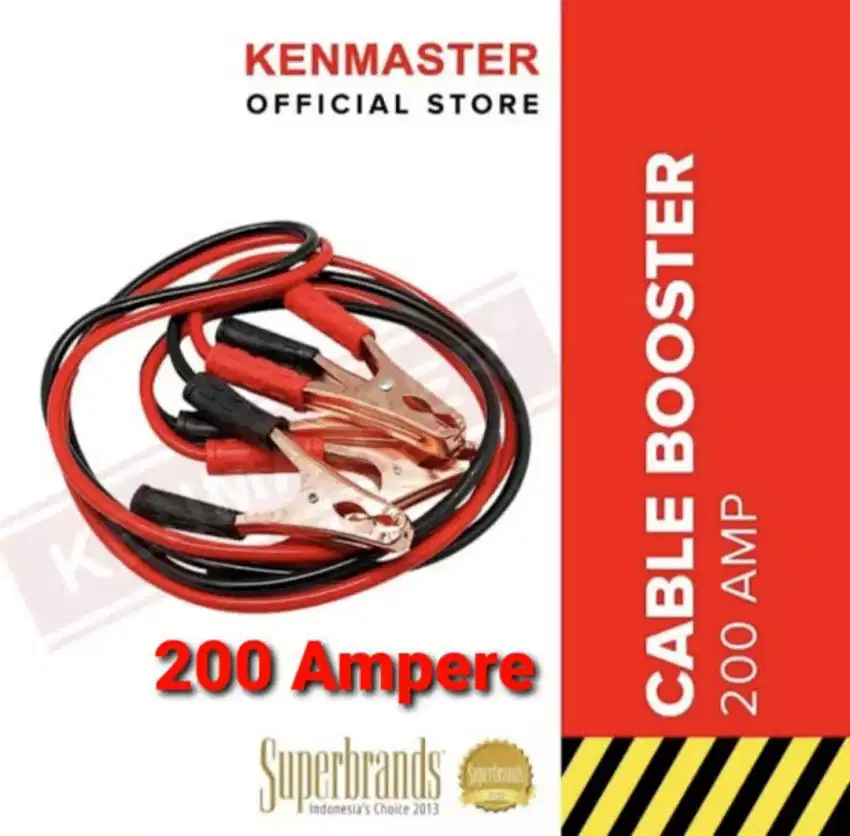 Kabel Jumper Aki Mobil 200 400 A KENMASTER K55 Booster Cable Sepeda