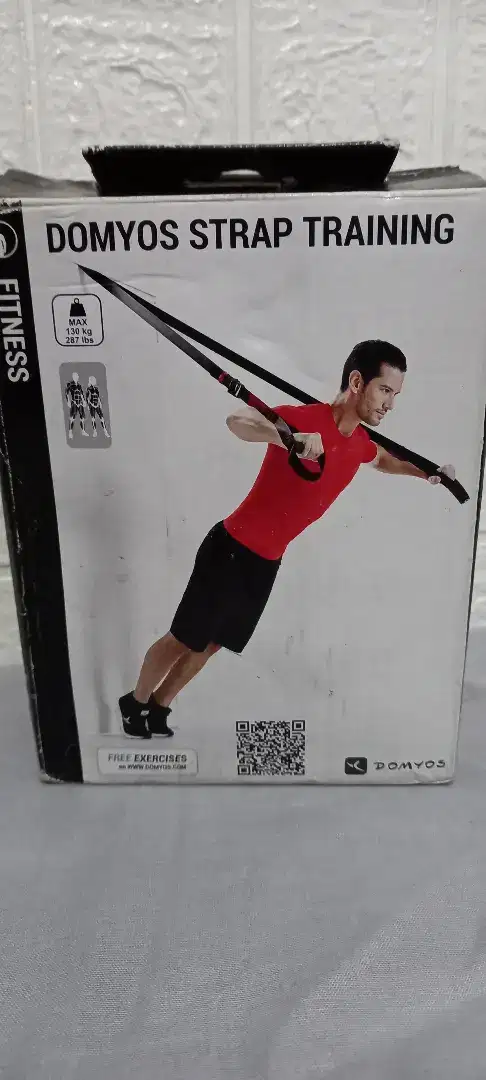 Alat fitness TRX DOMYOS STRAP TRAINING