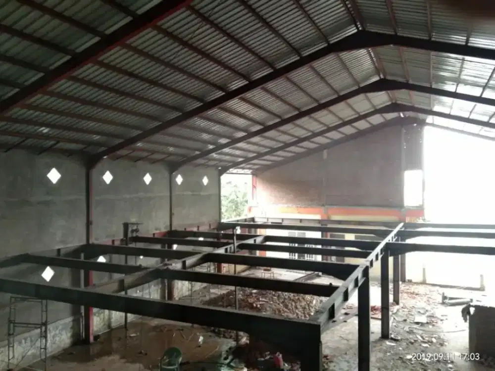 BUAT BARU gudang kontruksi baja