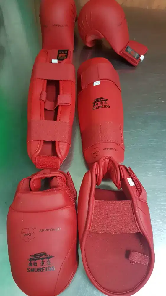 Shureido beladiri karate Sarung pelindung kaki tangan glove protector
