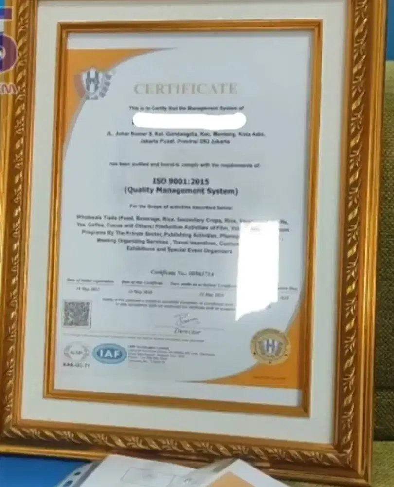 Jasa Sertifikasi ISO Akreditasi