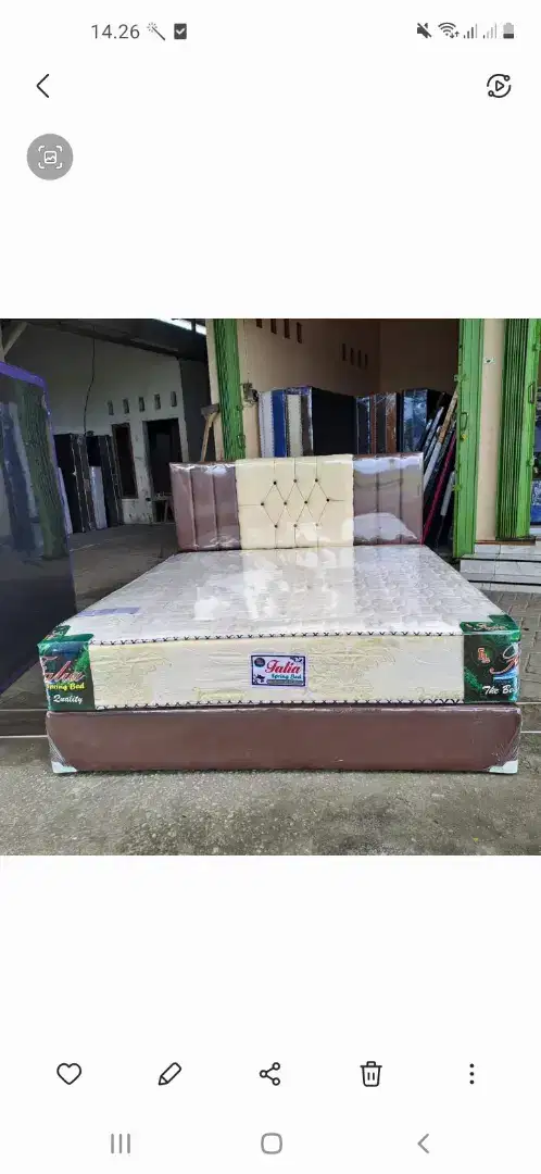 Promo murah springbed model bedset /bolak balik