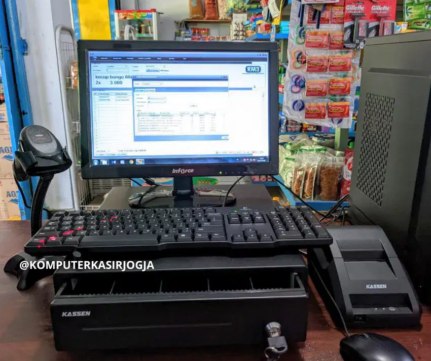 KOMPUTER KASIR TOKO & MINIMARKET, WARUNG KELONTONG DLL.