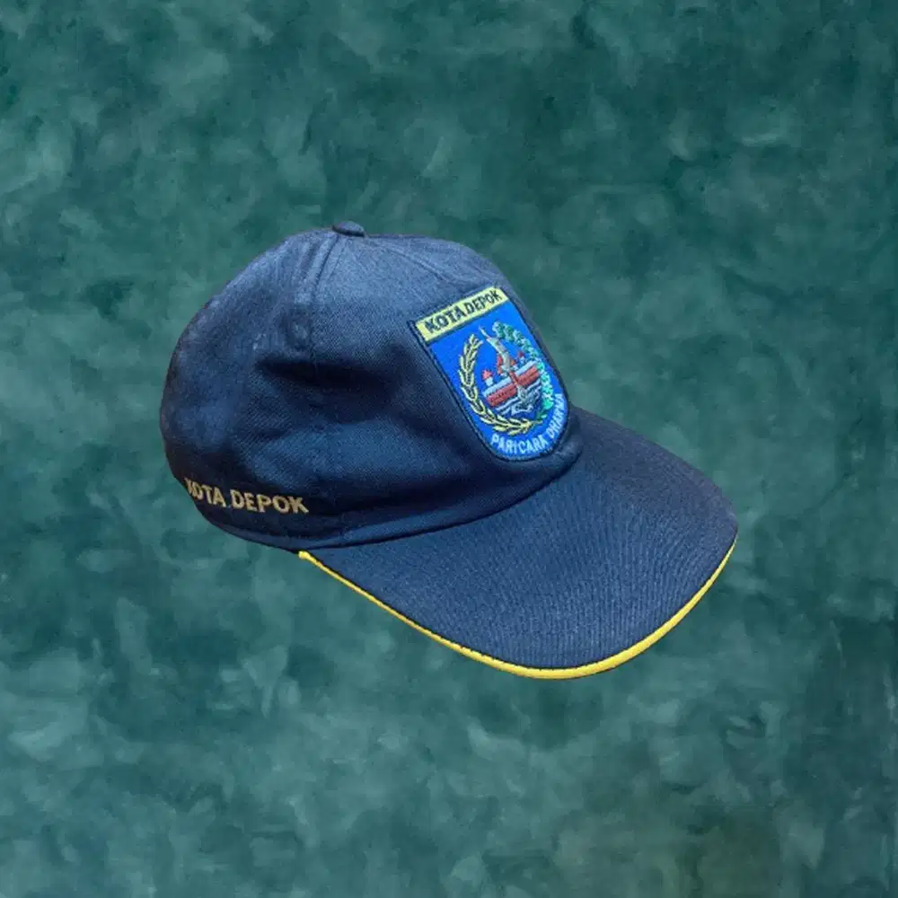 Topi Kota Depok, Topi Pemkot Depok, Topi Pemerintah Kota Depok Retro