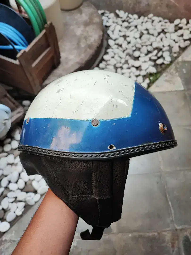 Helm Jadul Chips Asli Lawasan