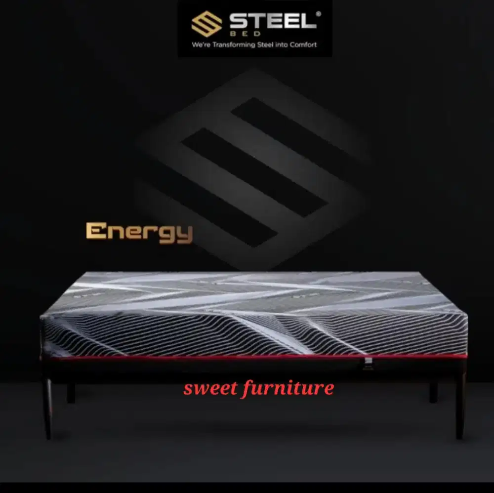 Kasur busa (keras) Steel Energy 5 kaki tebal 25 cm