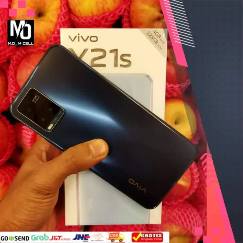 VIVO Y21S RAM 4+1GB/128GB SECOND LENGKAP MULUS NO MINUS ORIGINAL 100%