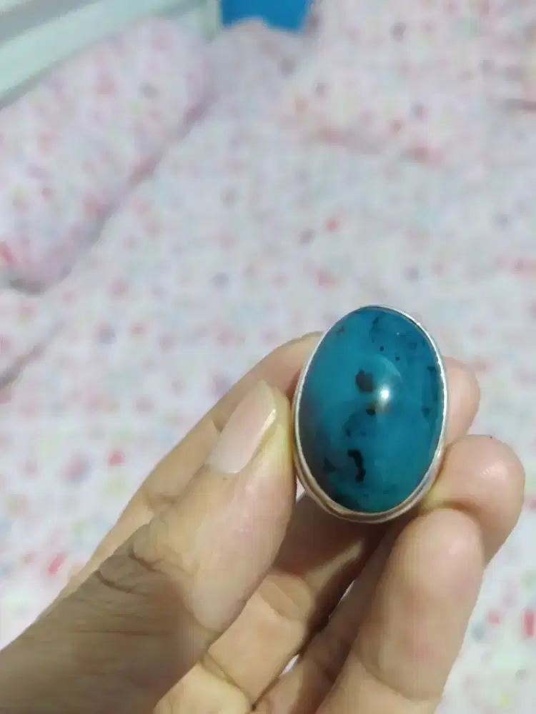 batu cincin bacan lawas perak lawas