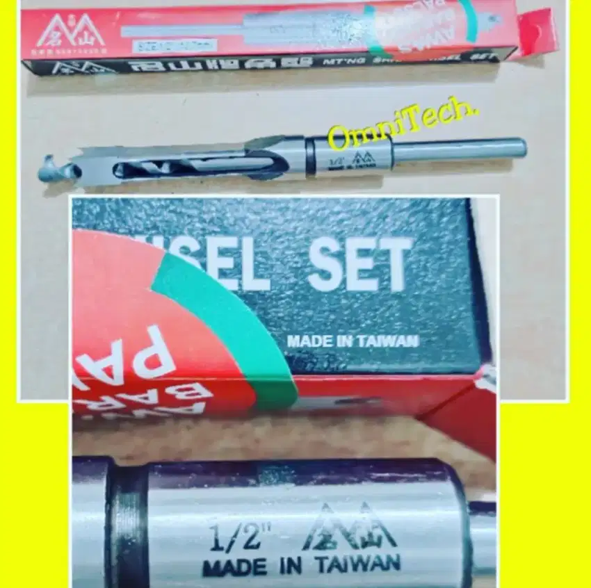 Mata Bor Bobok Kayu Ming Mt'ng Shan 1/2 Taiwan 12mm 12 mm Mortising
