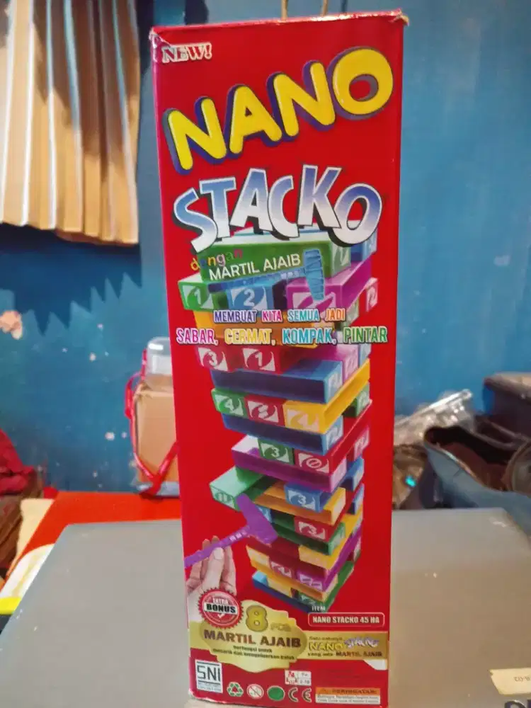 Mainan balok bersusun