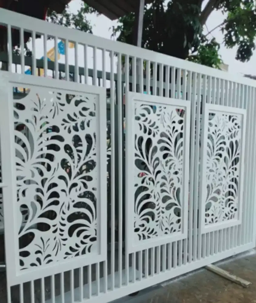 Pagar besi kombinasi murah awet