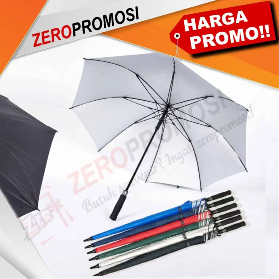 Payung golf polos jumbo 75003 GRC untuk promosi