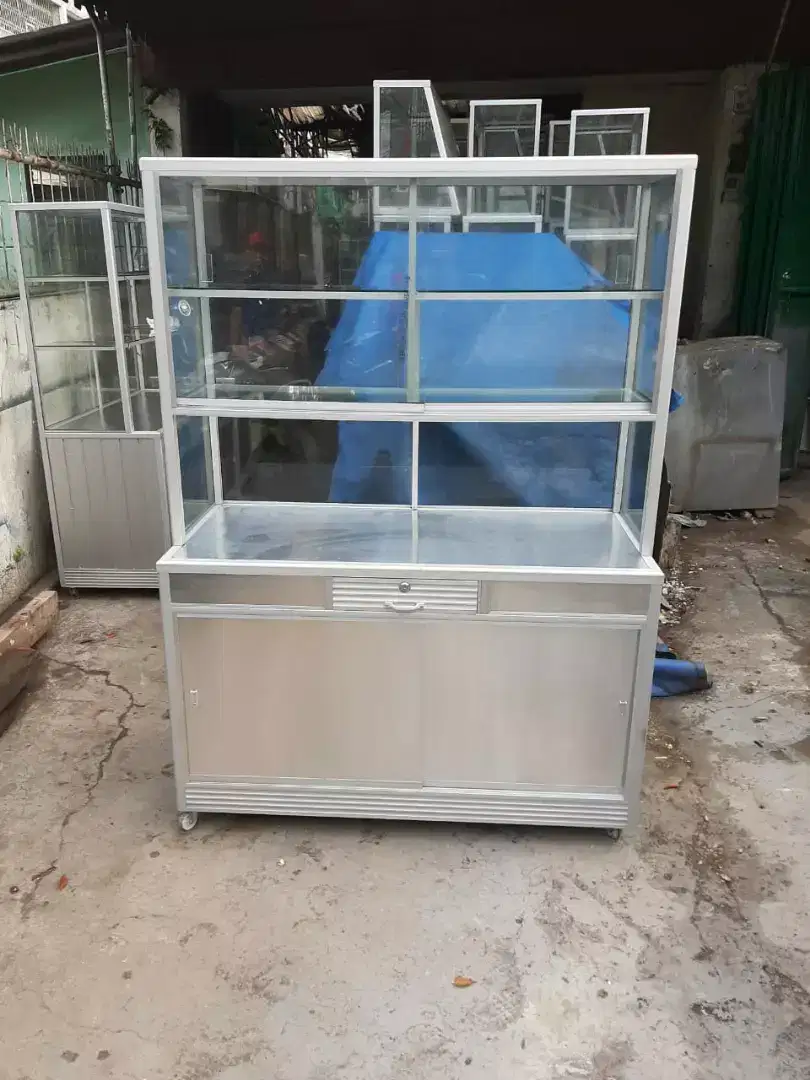 Etalase kue P.120 pintu