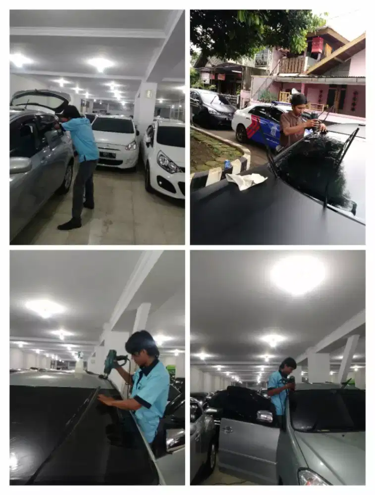 Pasang kaca film call wa siap merapat