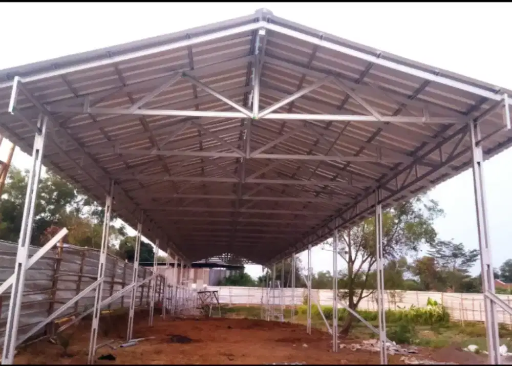 Jasa pemasangan rangka bajaringan rumah & gudang