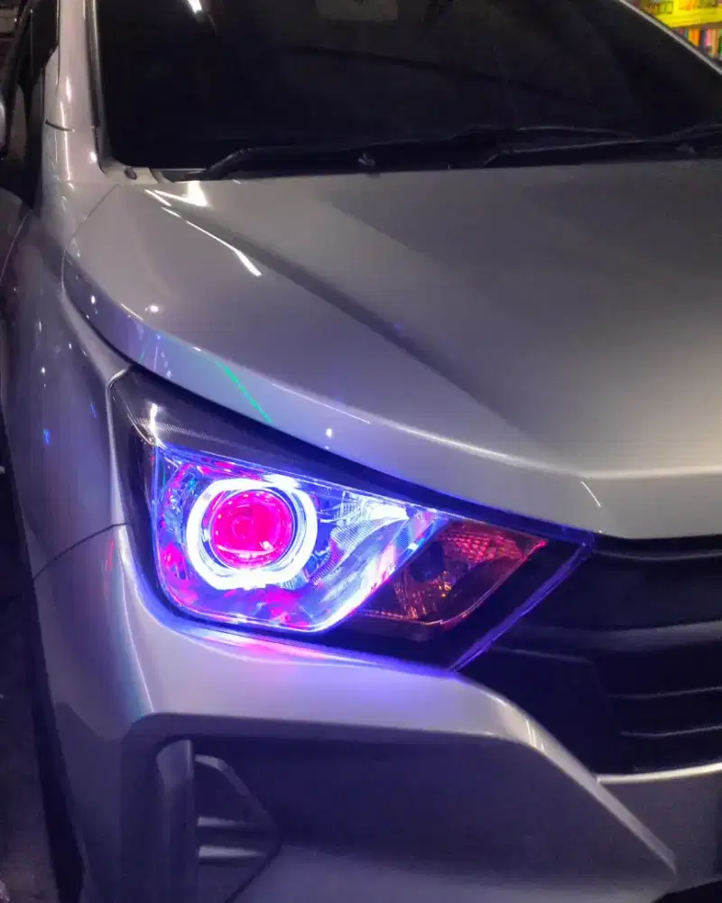 Biled projector castom lampu mobil upgrade penyinaran