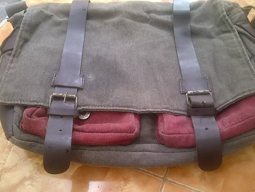 Tas Canvas Postman Bag