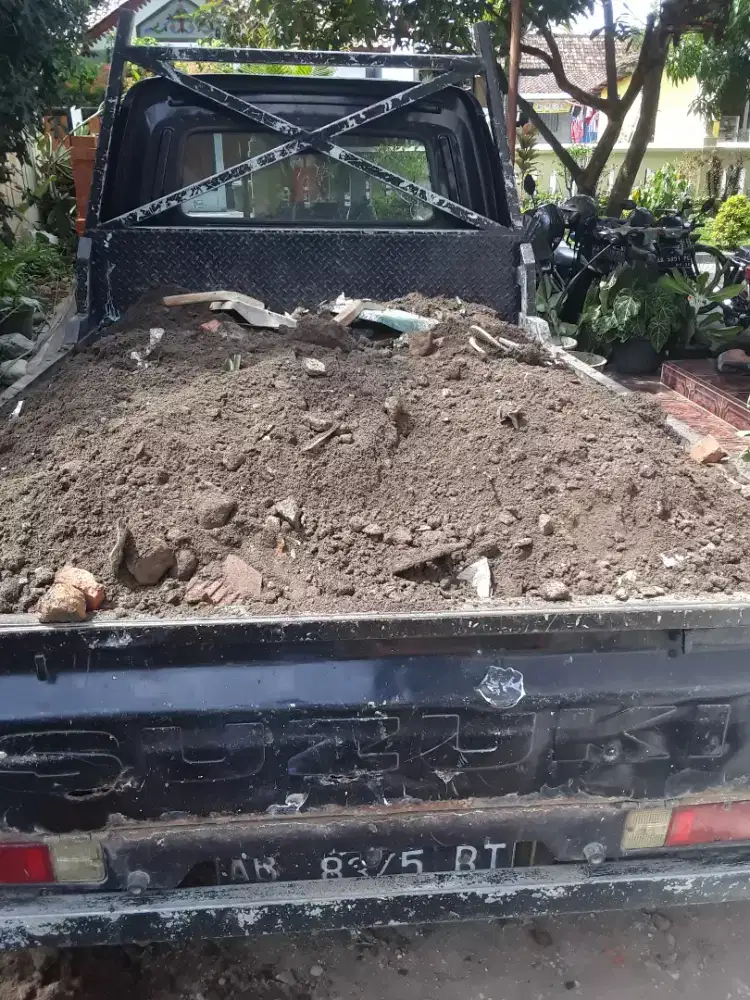 Jasa angkut buang puing & sampah bangunan area jogja