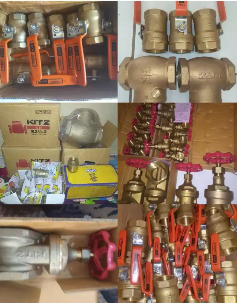 jual beli sisa proyek Kran toto valve kitz