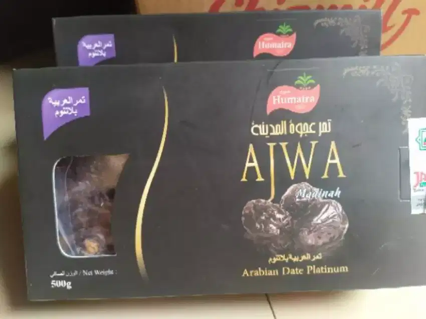 Kurma Nabi Kurma Ajwa 500gram...Gosend, JNE, Sicepat dll