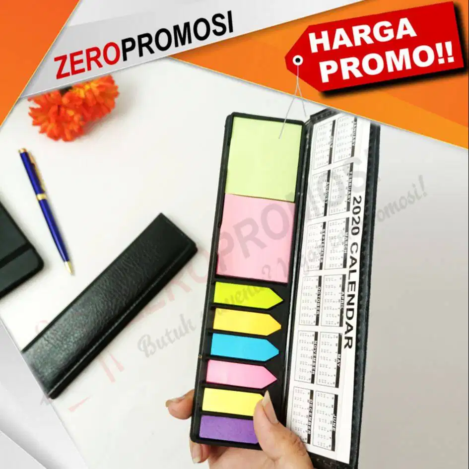 Memo Sticky Note Kode 301 Custom Logo Promosi