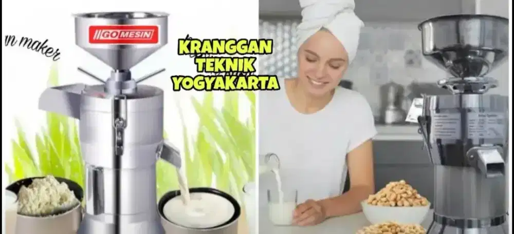 (KRANGGAN TEKNIK)mesin soya bean peras susu kedelai