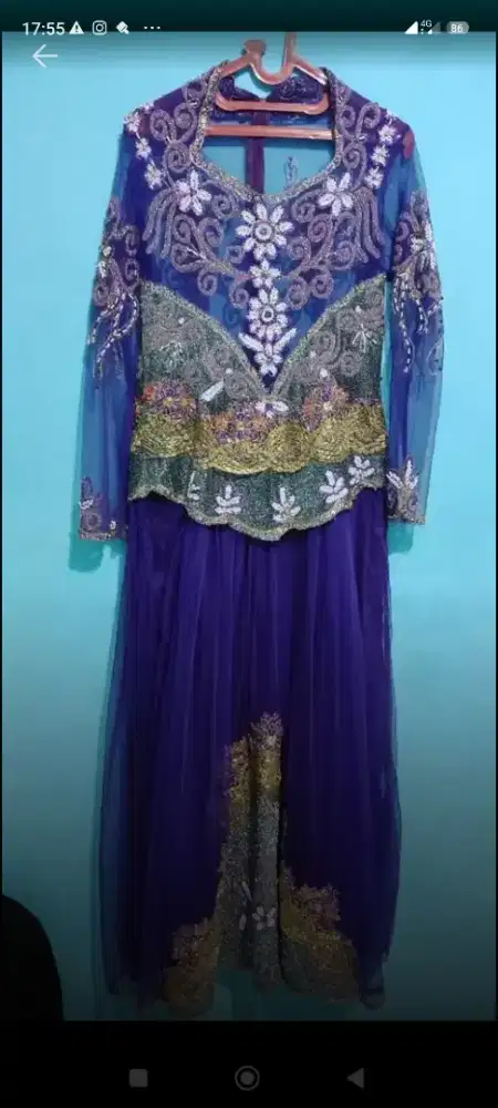 Dijual cepat kebaya ungu