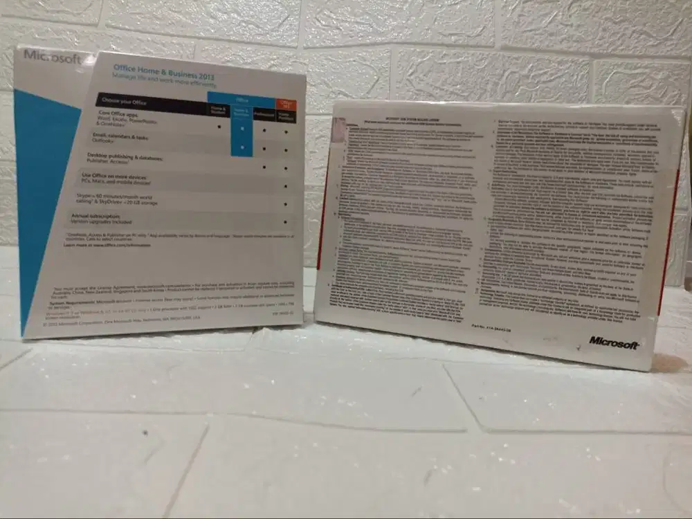 Microsoft Office Home and Bussiness 2013 & Microsoft Window 7 Pro