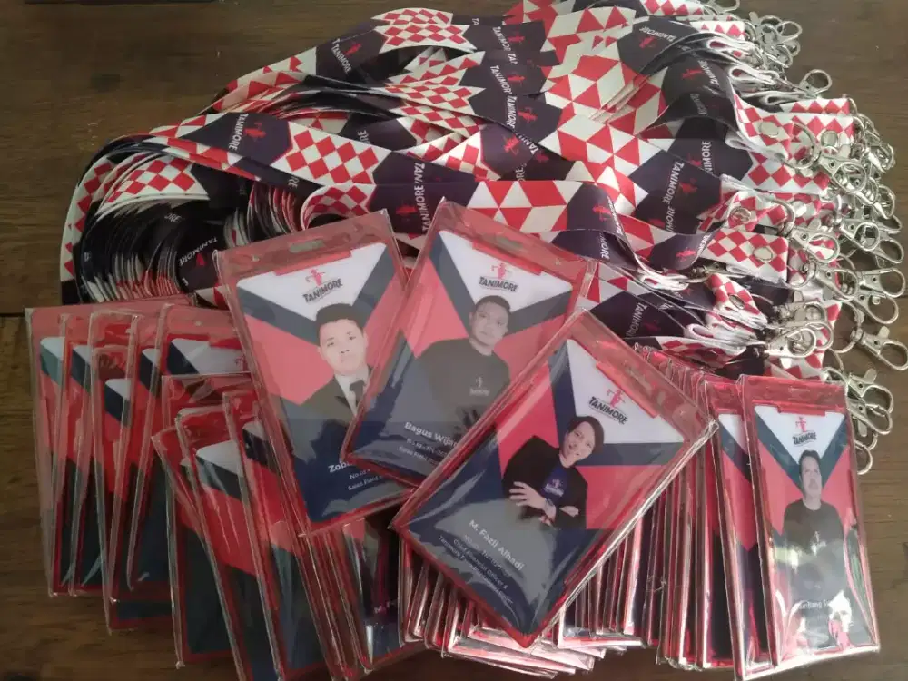 Lanyard, Tali id card