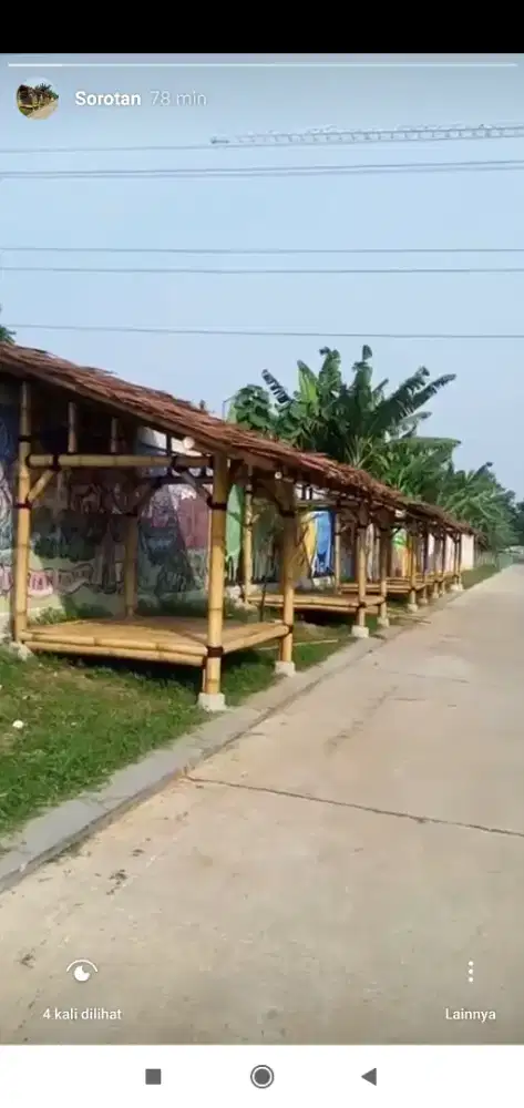 Saung murah du bogor