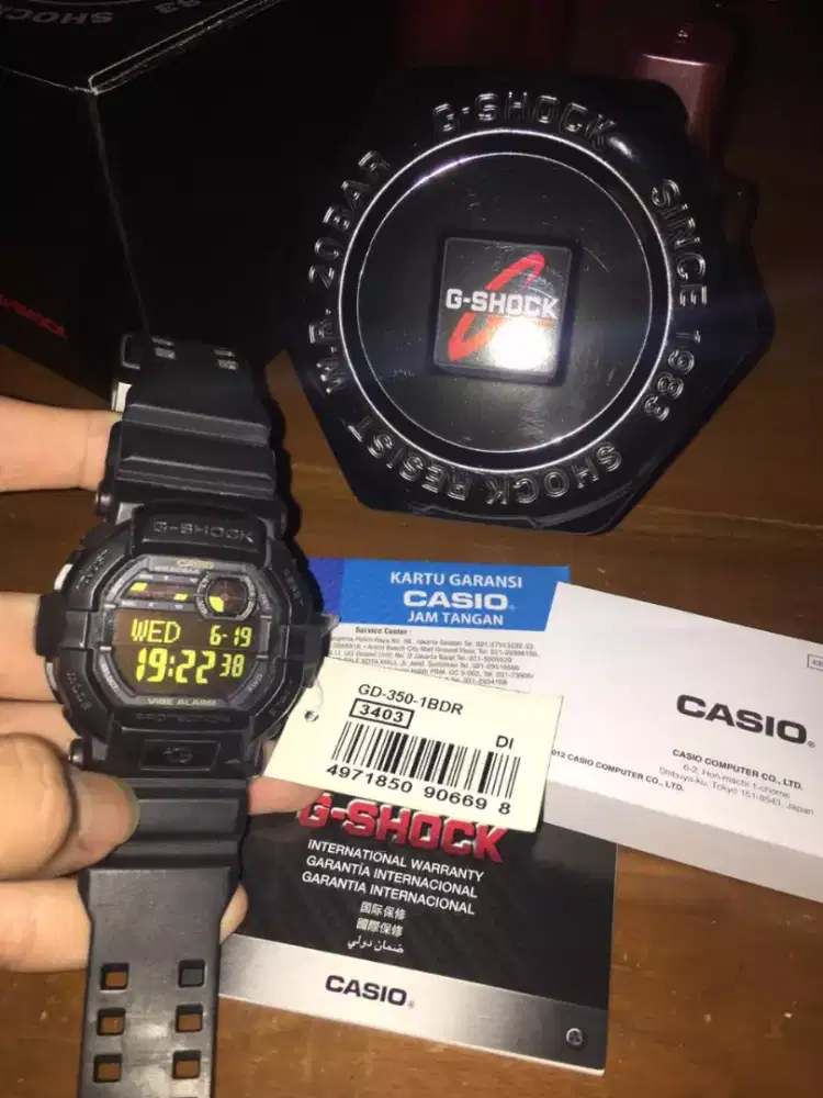 Harga g shock on sale gd 350 original