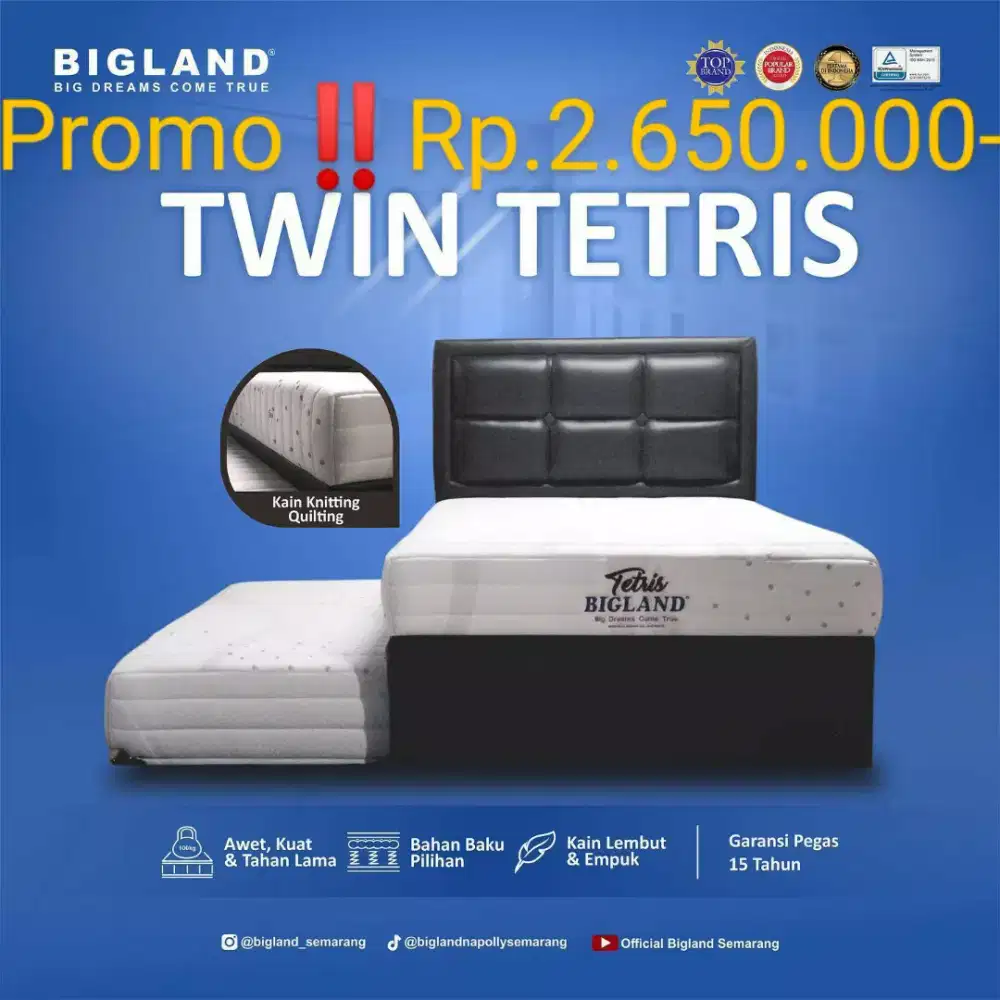 Springbed Bigland 2in1/Sorong