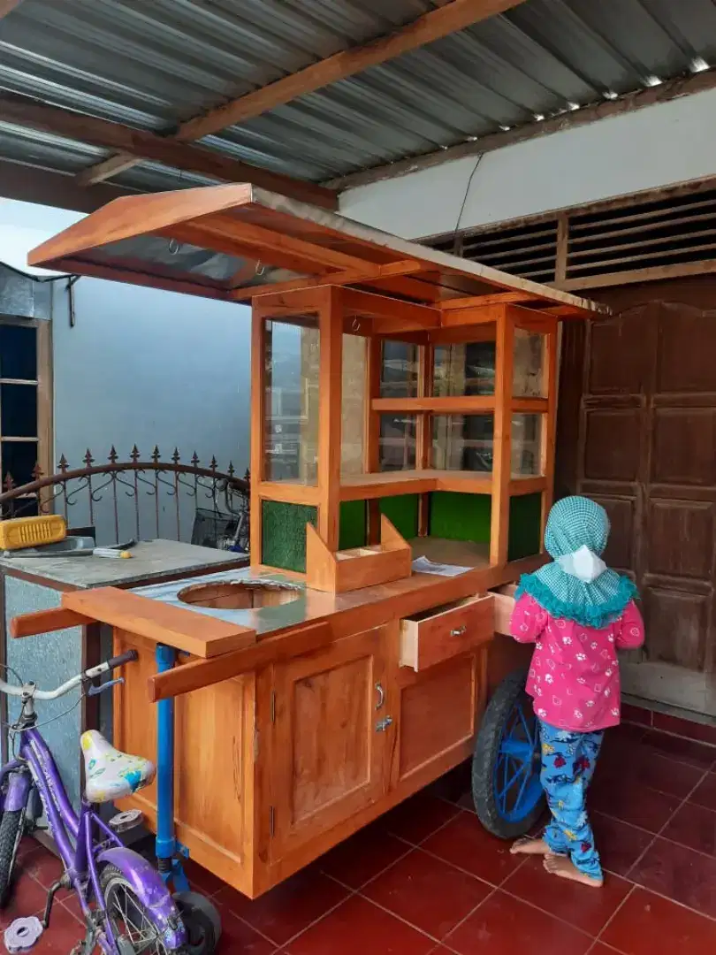 Gerobak bakmi jawa, angkringan, mie ayam bakso