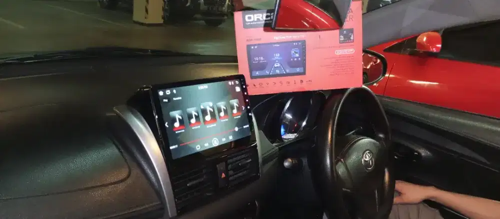 Pemasangan head unit android orca 10 inci di vios gen 3/ yaris lele